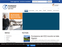 Tablet Screenshot of fondazionevco.org